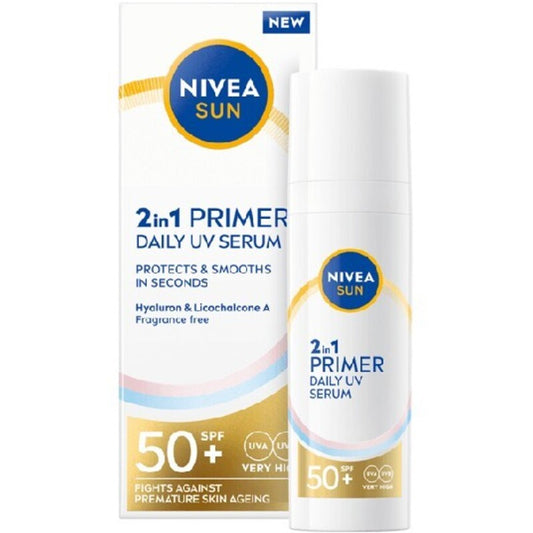 Nivea Daily UV Serum 2in1 Primer SPF 50+ - 2in1 skin serum 30ml