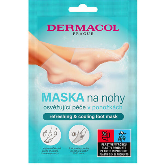 Dermacol Foot Mask - Refreshing foot mask in socks