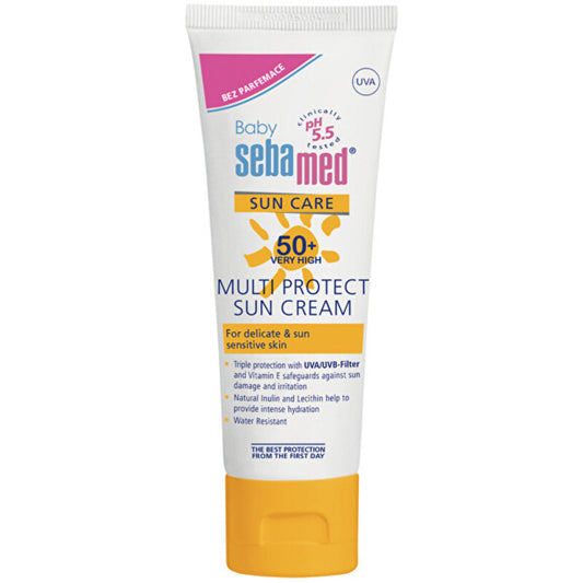 Sebamed Baby Multi Protect Sun Cream OF 50+ - Unscented Sunscreen 75ml