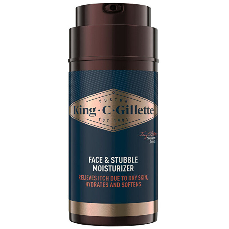 Gillette King C. Face & Stubble Moisturizer - Moisturizing cream for face and stubble 100ml