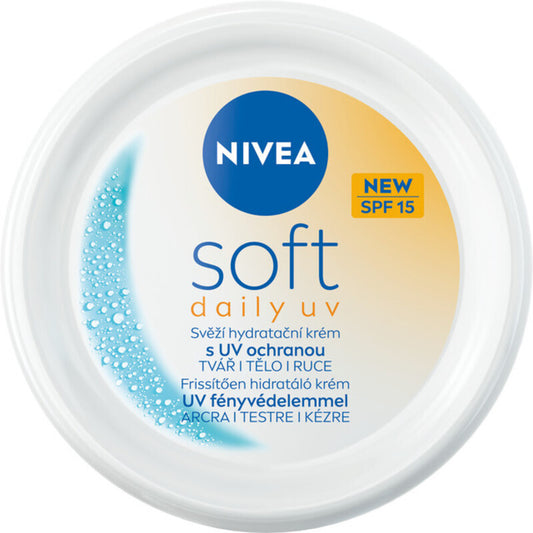 Nivea Soft Daily UV Cream - Moisturizing cream with UV protection SPF 15 100ml