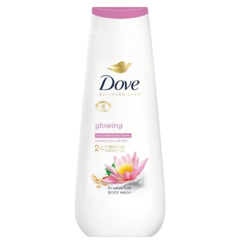 Dove Glowing Advanced Care Shower Gel - Shower gel with rice water and lotus scent 400ml