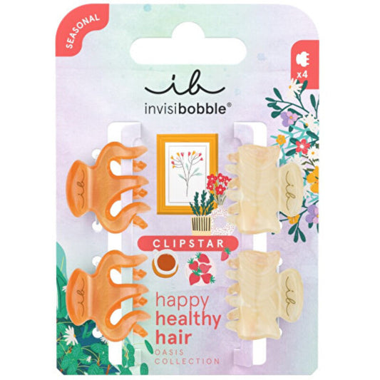 Invisibobble Clipstar XS Oasis Petit Citrus - Hair clip 4 pcs