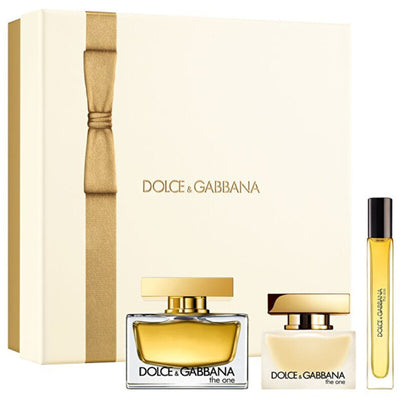 Dolce Gabbana The One Gift Set EDP 75 ml, hair spray 30 ml and miniature EDP 10 ml