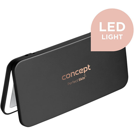 Concept KZ2020 - Cosmetic pocket mirror with LED lighting black
