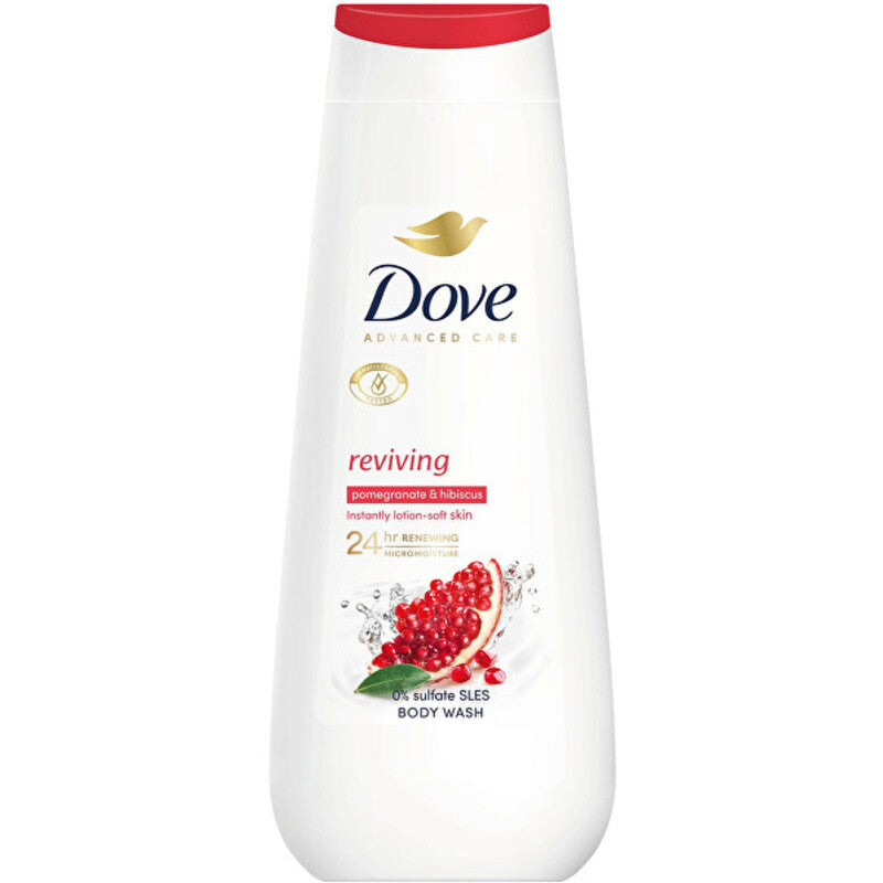 Dove Advanced Care Reviving Body Wash - Shower gel with pomegranate and hibiscus scent 400ml