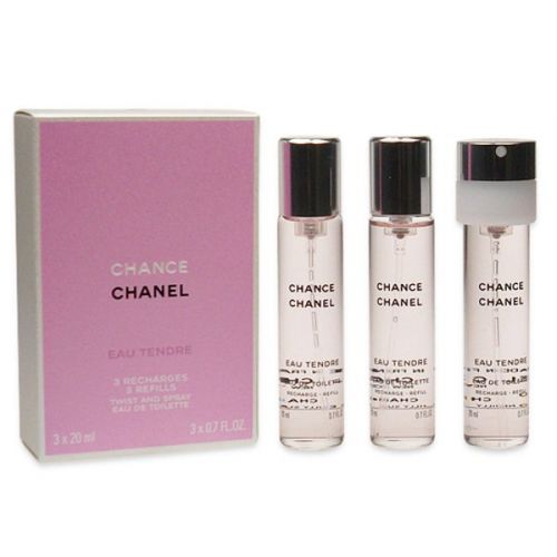 Chanel Chance Eau Tendre EDT (3 x 20 ml) filling 60 ml